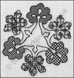 CH0307 - Blackwork Royal - 4.50 GBP